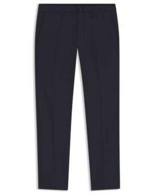 Pantalon Slim En Tissu Stretch Déperlant Boss pour homme en coloris Blue