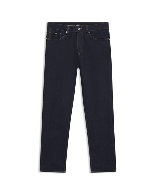 Boss Blue Straight-Fit Jeans for men