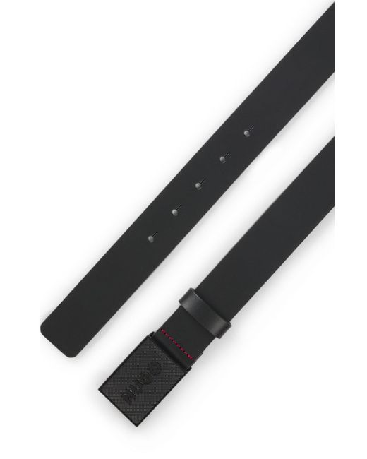 HUGO Riem Van Buffelleer Met Koppelsluiting in het Black voor heren