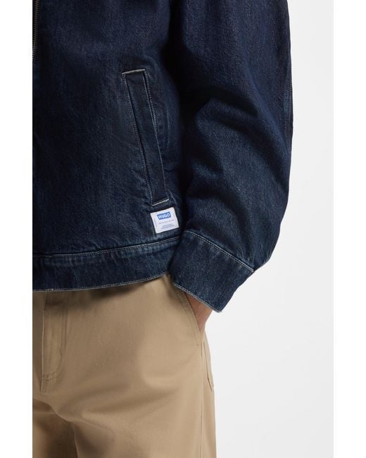 HUGO Dark Blue Men's Blue Collection Size M for men