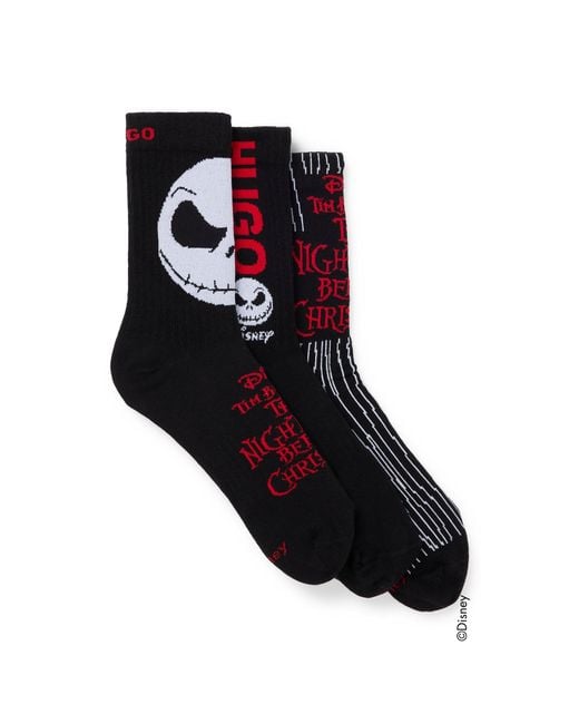 HUGO Black X Disney'S The Nightmare Before Christmas Three-Pack Of Socks for men