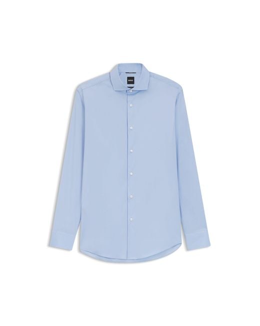 Boss Blue Slim-Fit Shirt for men