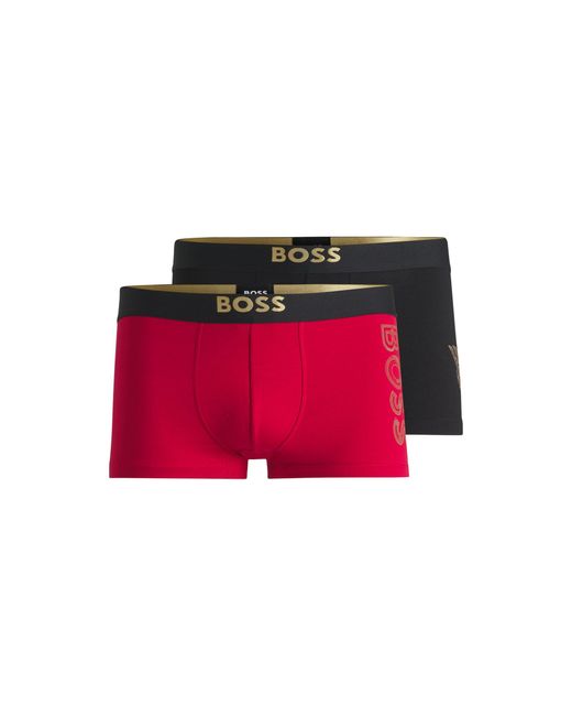 Boss Red X Creation Of The Gods Two-Pack Of Trunks for men