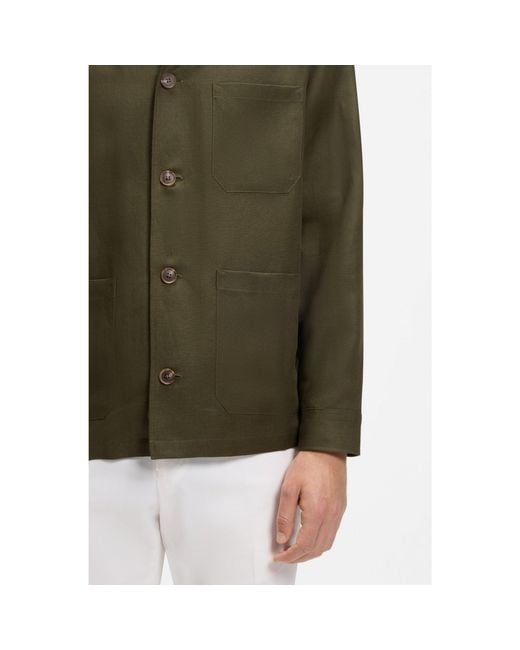 Boss Green Relaxed-Fit Overshirt for men