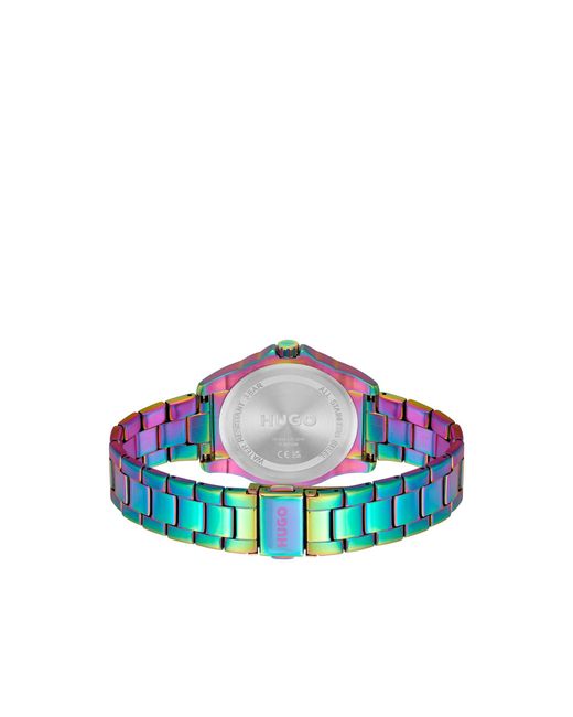 HUGO Blue Link-Bracelet Watch