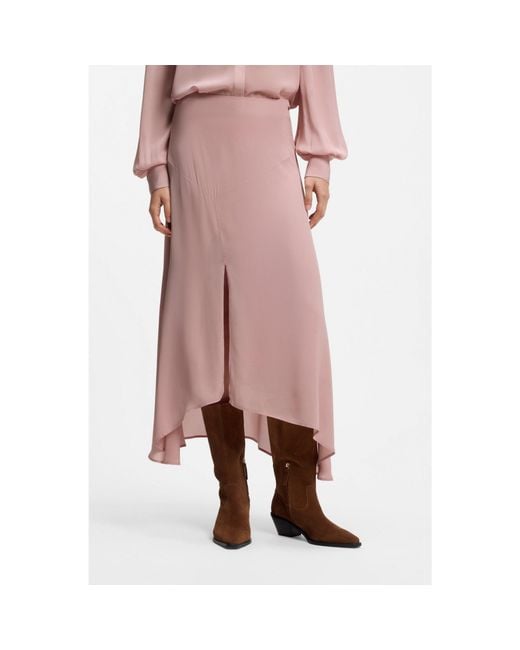 Boss Pink Midi Skirt