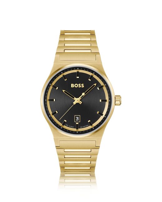 BOSS by HUGO BOSS Candor Bracelet Watch in Metallic for Men Lyst UK