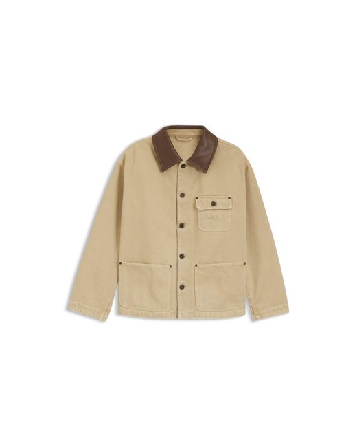 HUGO Natural Oversized-Fit Jacket