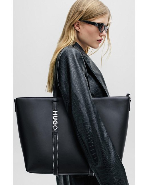 Hugo boss leather bag outlet