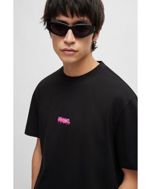 HUGO T-Shirt Dindion 10257318 01 in Black für Herren