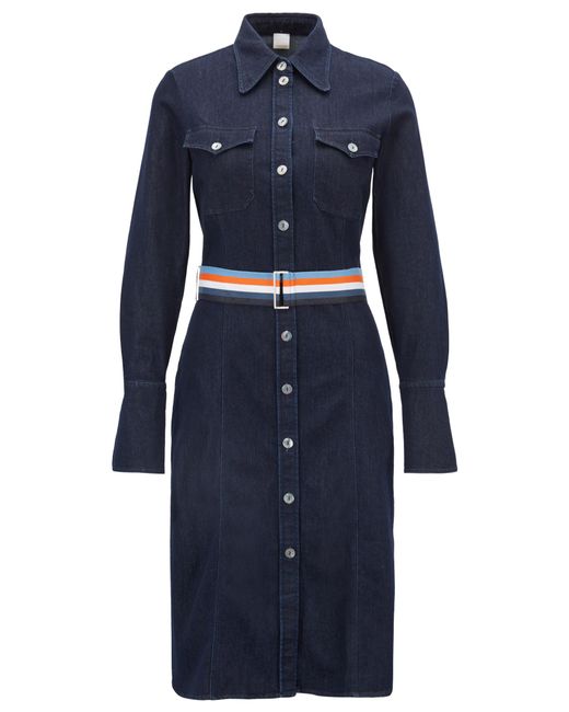 BOSS by HUGO BOSS Stretch-denim Dress 