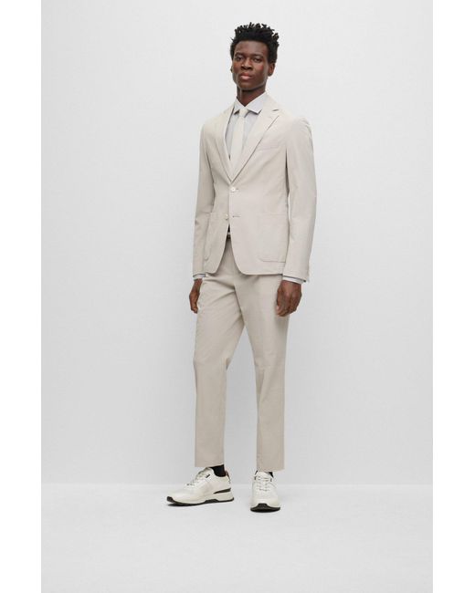 Hugo boss 2024 white suit