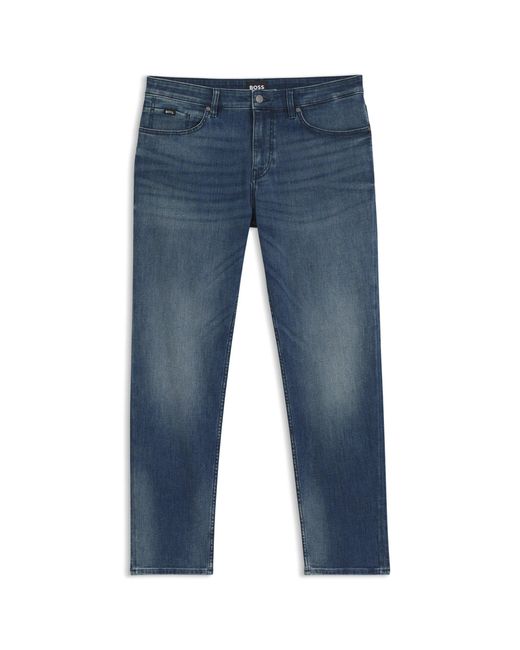 Boss Blue Regular-Fit Jeans for men