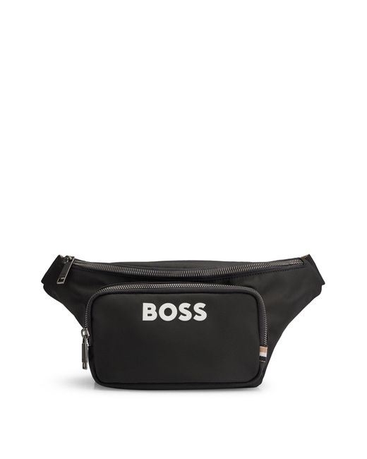 Sac Ceinture Structuré À Logo Contrastant Boss pour homme en coloris Black