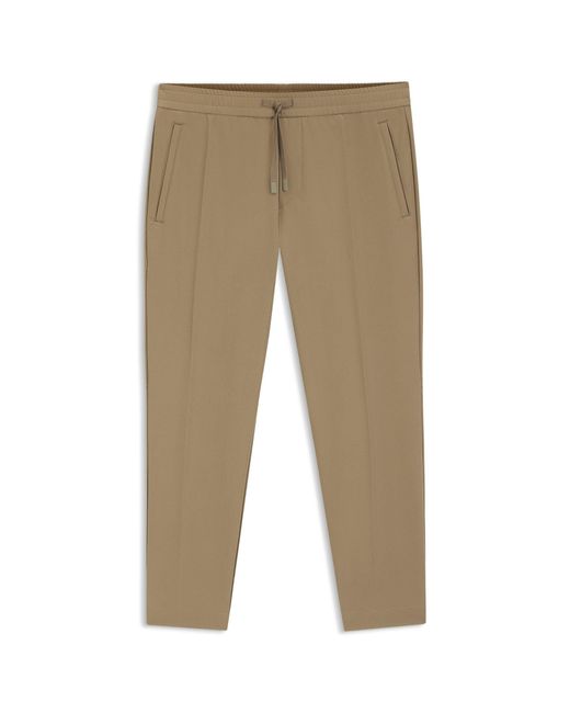 Boss Natural Tapered-Fit Trousers for men