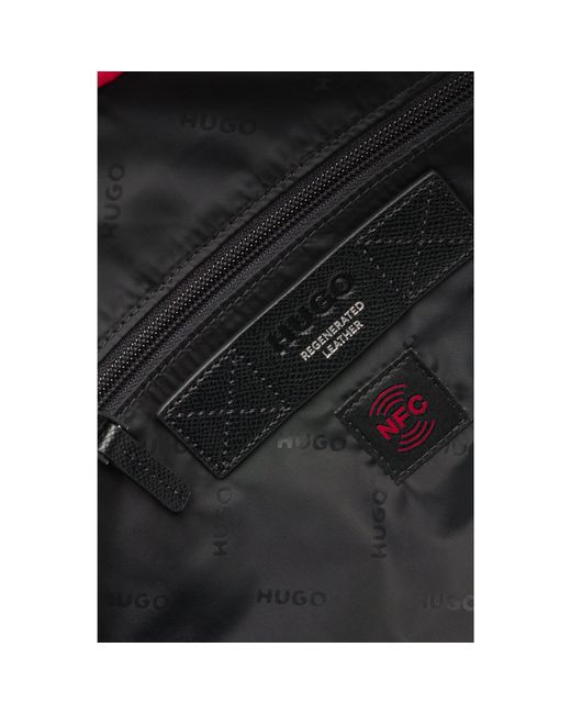 HUGO Black Holdall With-Tone Hardware for men