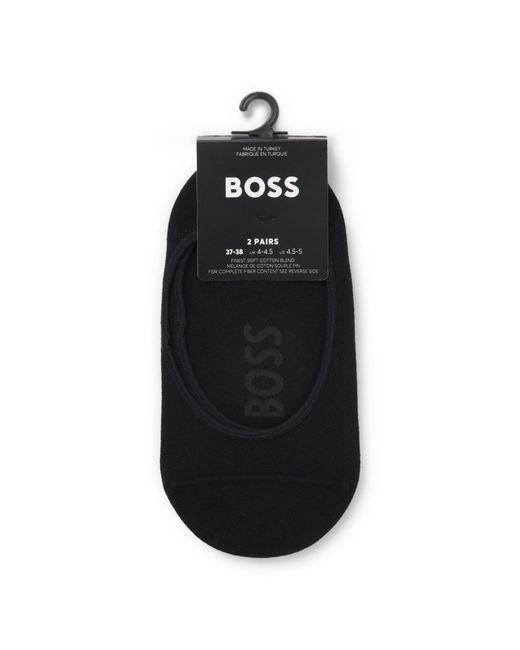 Boss Black Two-Pack Of Invisible Socks