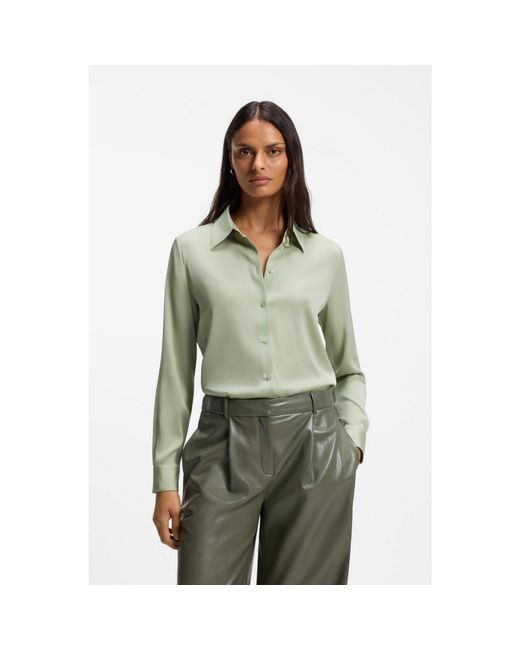 Boss Green Regular-Fit Tailored Blouse
