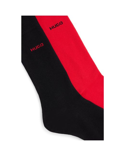 HUGO Red 2 Pack Of Logo Socks for men