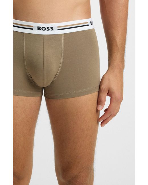 Boss Black Patterned Men's Underwear Size M for men