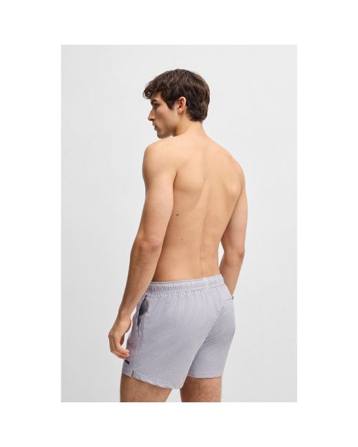 Boss Gray Swim Shorts for men
