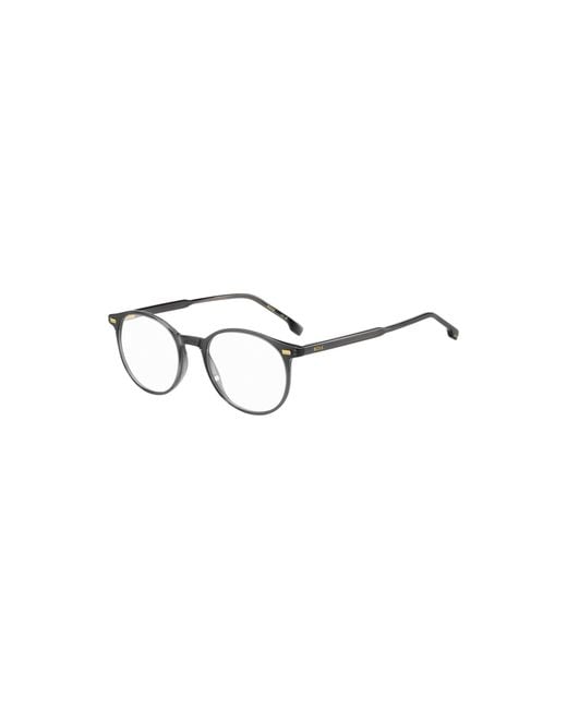 Boss Metallic Dark- Optical Frames With-Tone Trims for men