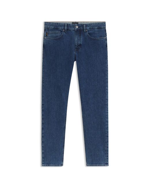 Boss Blue Delaware Slim-Fit Jeans for men