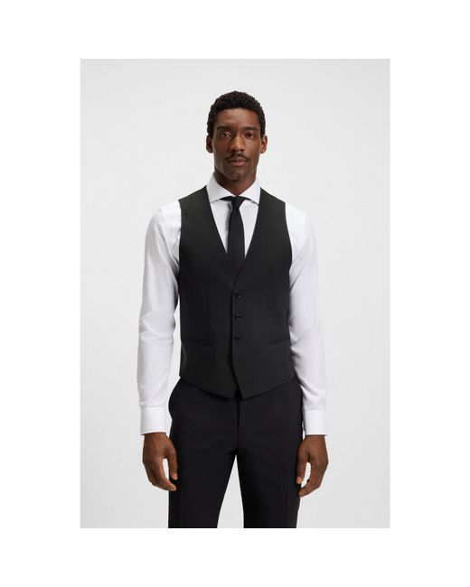Boss Black Slim-Fit Waistcoat for men