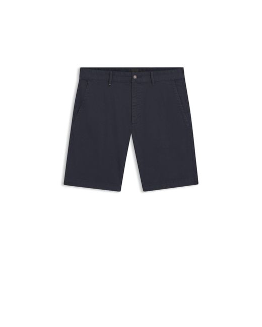 Boss Blue Slim-Fit Shorts for men