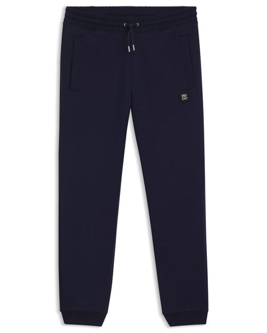 HUGO Dark Blue Men's Jogging Pants Size L for men