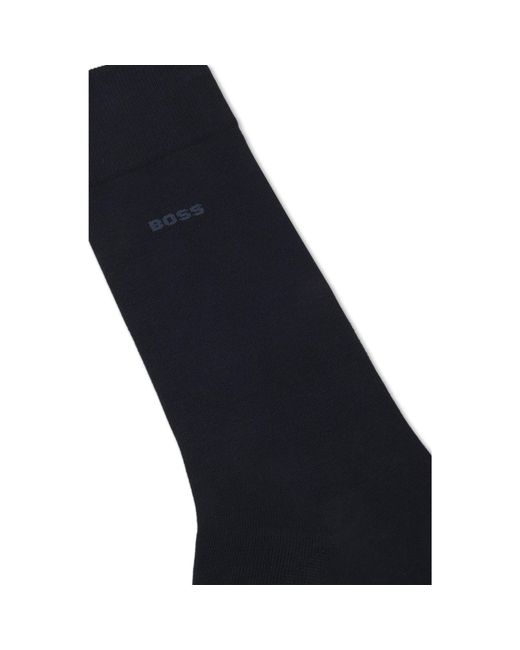 Boss Blue Regular-Length Socks for men