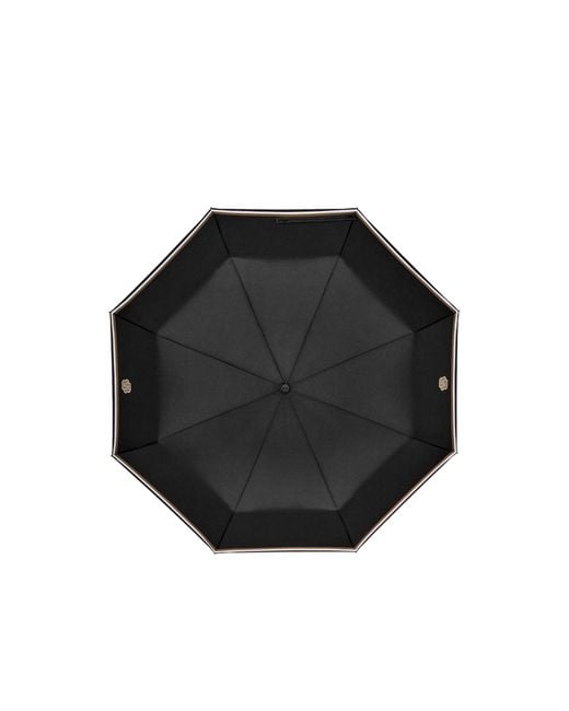 Boss Black Pocket Umbrella With Double B And Signature Stripes