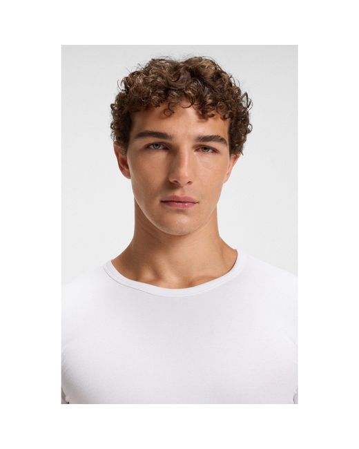 Boss White Two-Pack Of Underwear T-Shirts for men