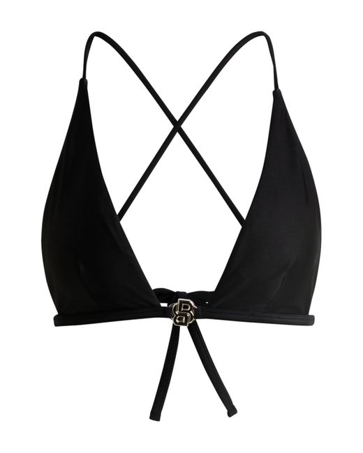 Boss Black Triangel-Bikinitop mit Double-B-Monogramm