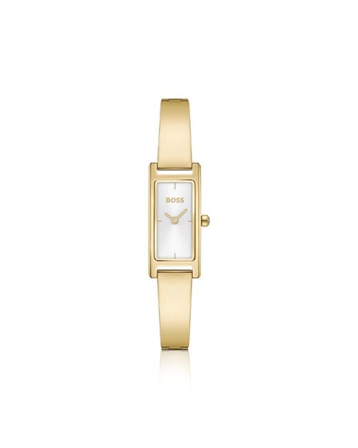 Boss Metallic Lucy Allure-Tone Watch With Bangle