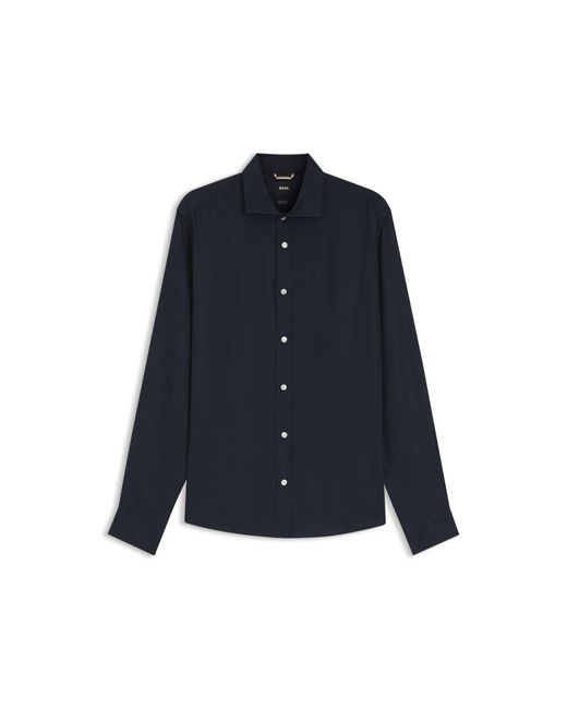Boss Blue Regular-Fit Shirt for men