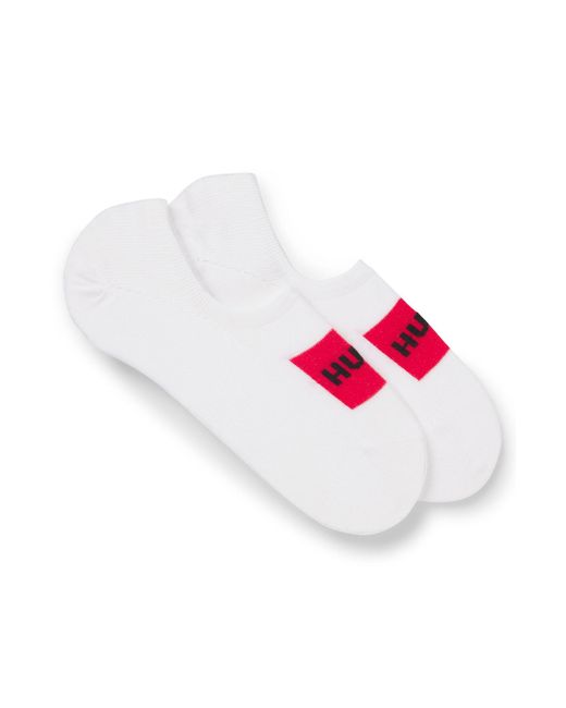 Lot De Deux Paires De Chaussettes Invisibles En Coton Mélangé HUGO en coloris Pink