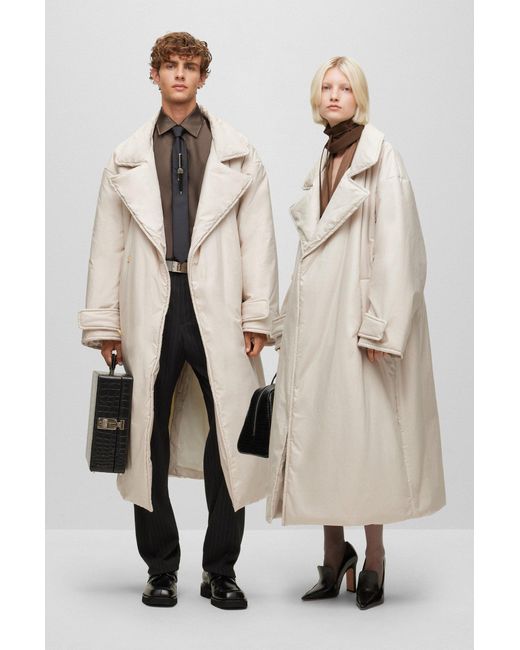 Hugo boss trench coat uk deals