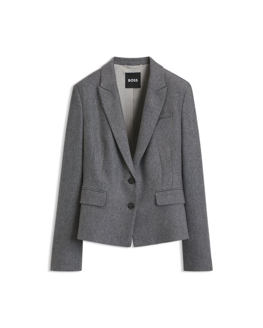 Boss Gray Slim-Fit Blazer