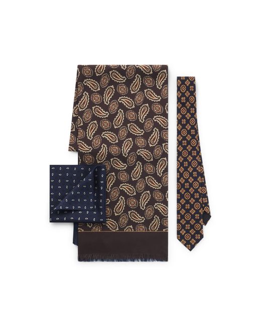 Boss Brown Runway Neckwear Gift Set