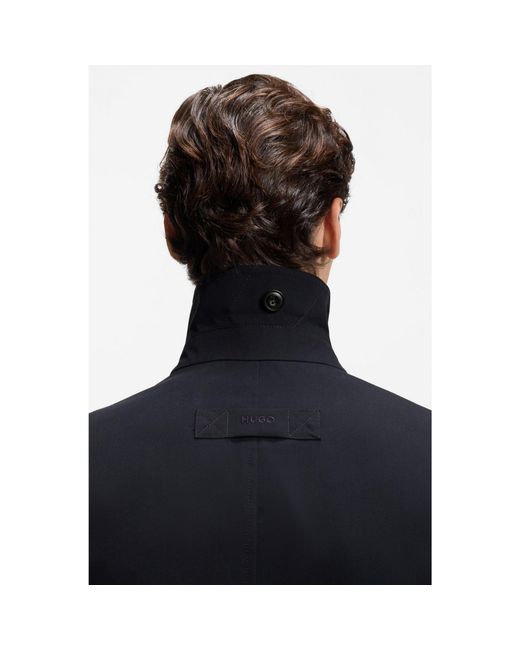HUGO Black Regular-Fit Coat for men