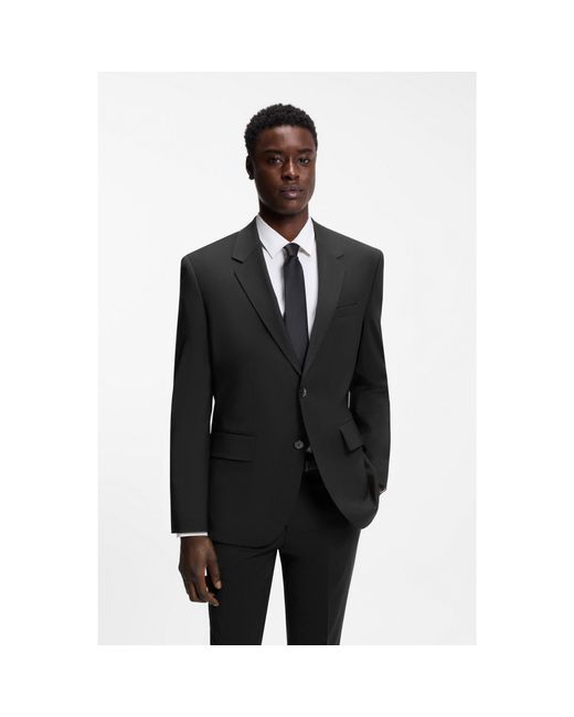 HUGO Black Modern-Fit Suit Jacket for men