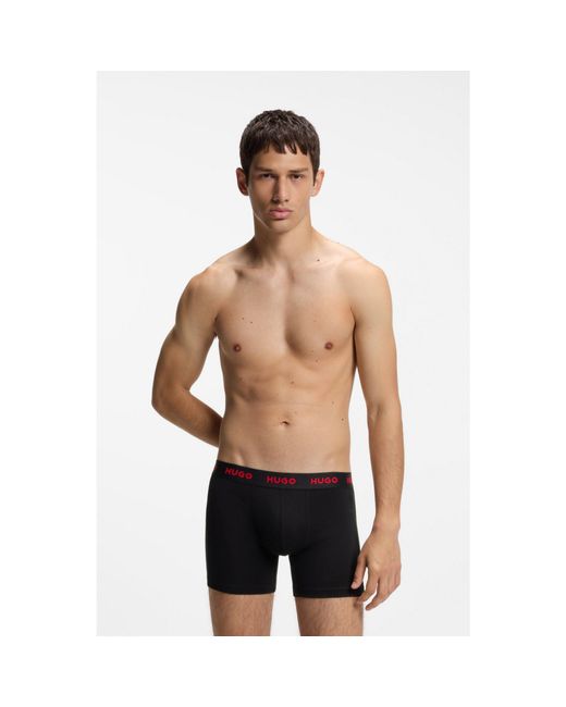 HUGO Red 3-Pack Boxer Briefs for men