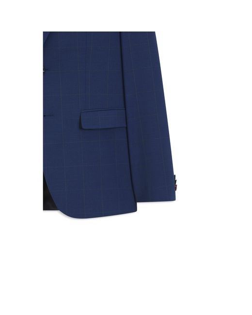HUGO Blue Two-Piece Extra-Slim-Fit Suit for men