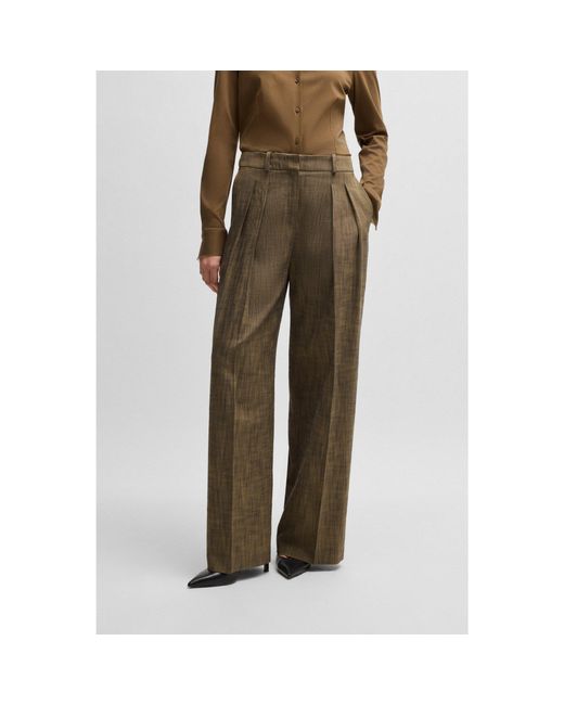 Boss Green Regular-Fit Trousers