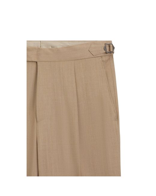 Boss Natural Tapered-Fit Trousers for men
