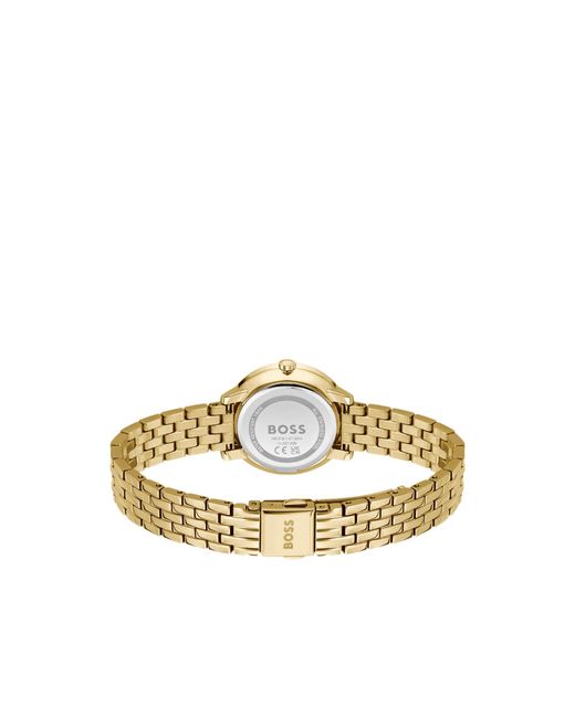 Boss Metallic Tone Watch With- Dial