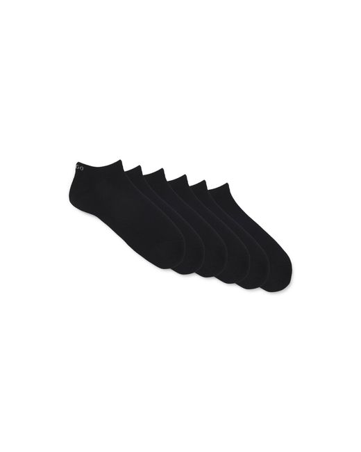 HUGO Black Six-Pack Of Socks