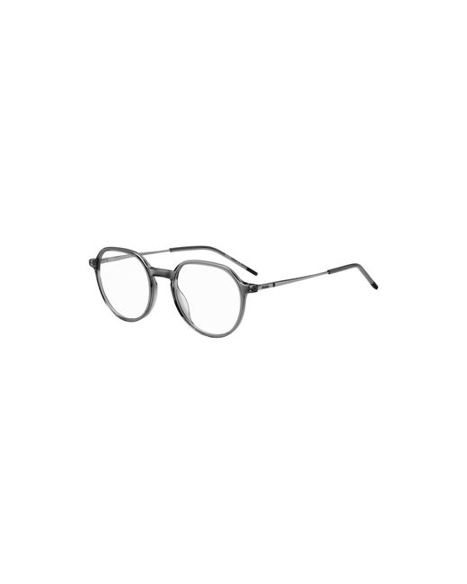 HUGO Metallic Acetate Optical Frames With Metal Temples for men