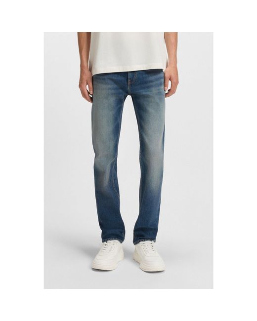 HUGO Blue Slim-Fit Jeans for men